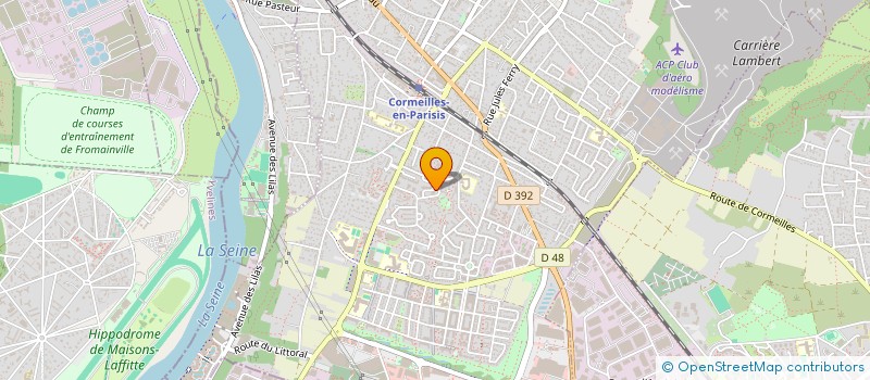 localisation de l'entreprise MADAME CHOH MARINA ACHUO  CORMEILLES-EN-PARISIS