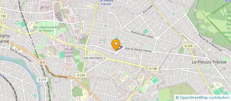 localisation de l'entreprise MADAME CHOONA GOURINCHAS  CHAMPIGNY-SUR-MARNE