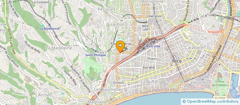 localisation de l'entreprise MADAME CHOUBEILA LALAOUA à NICE