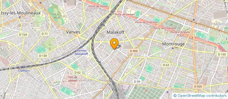 localisation de l'entreprise MADAME CHOUCHANE DJERGAIAN  MALAKOFF