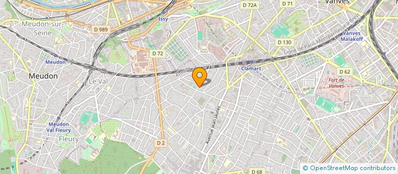 localisation de l'entreprise MADAME CHOUCHANE SAMIKYAN à CLAMART