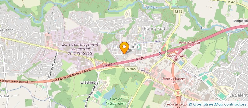 localisation de l'entreprise MADAME CHOUROUK MANSOURI à ORVAULT