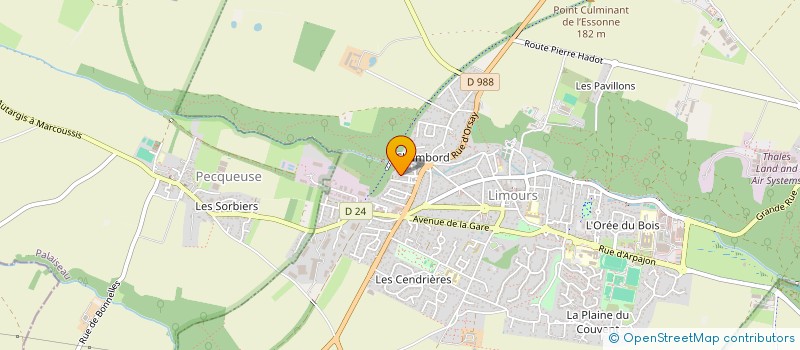 localisation de l'entreprise MADAME CHOUROUK OUESLATI  LIMOURS