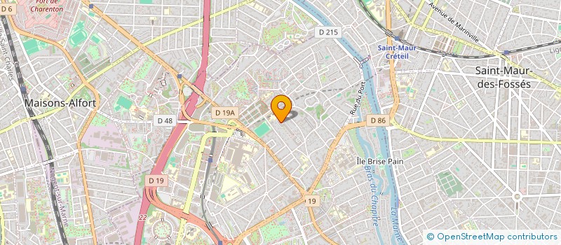 localisation de l'entreprise MADAME CHRICELYA MATEKA  CRETEIL