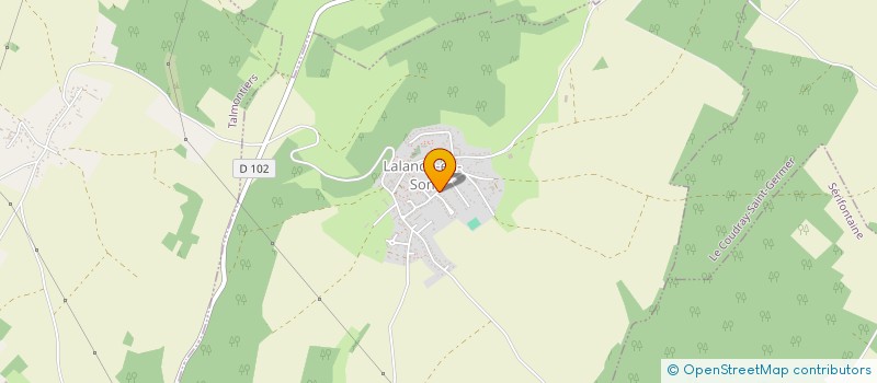 localisation de l'entreprise MADAME CHRIESTELLE MARIAGE  LALANDE-EN-SON