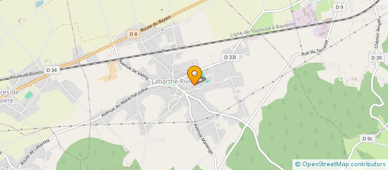 localisation de l'entreprise MADAME CHRIS SEVERAN  LABARTHE-RIVIERE