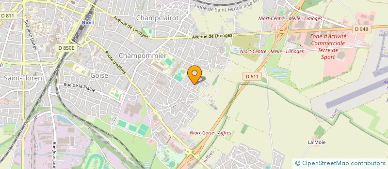 localisation de l'entreprise MADAME CHRISLAINE HAYE à NIORT