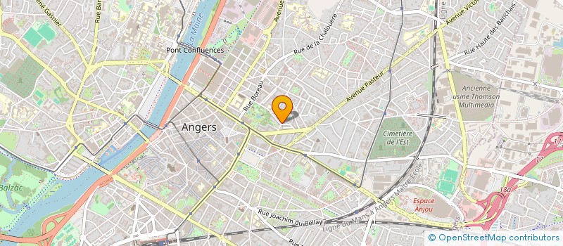 localisation de l'entreprise MADAME CHRISLAINE SEGEAT à ANGERS