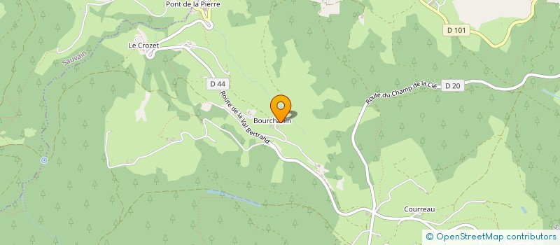 localisation de l'entreprise MADAME CHRISLELE GRANGER  SAINT-BONNET-LE-COURREAU