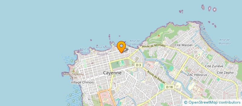 localisation de l'entreprise MADAME CHRISLIANE SOPHIE  CAYENNE