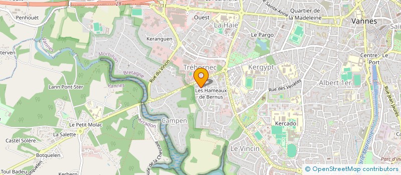 localisation de l'entreprise MADAME CHRISMENE ESPELLE  VANNES