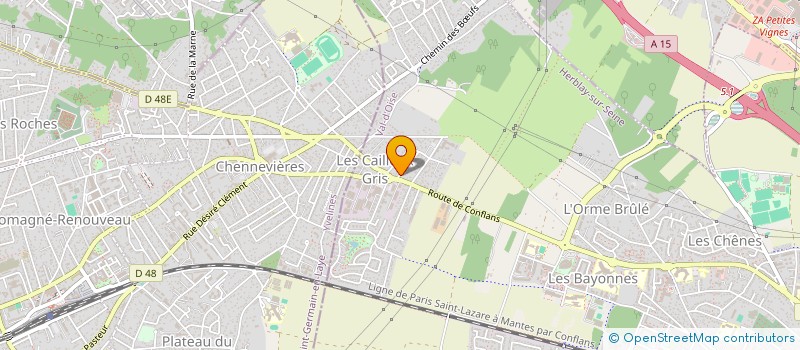 localisation de l'entreprise MADAME CHRISMENE ZAMOR  HERBLAY-SUR-SEINE