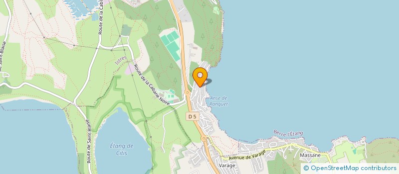 localisation de l'entreprise MADAME CHRISREL PRADET  ISTRES