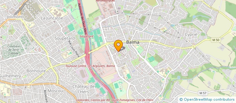 localisation de l'entreprise MADAME CHRISS DESLORIEZ à BALMA