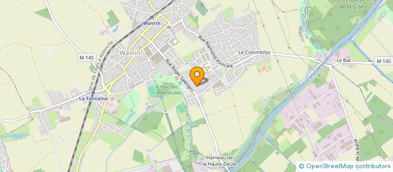 localisation de l'entreprise MADAME CHRISSTIAENE SEHET  WAVRIN