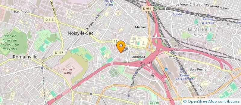 localisation de l'entreprise MADAME CHRISSY DARCHE à NOISY-LE-SEC