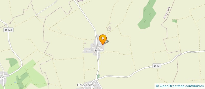 localisation de l'entreprise MADAME CHRISSY NOIRANT  GRIVY-LOISY