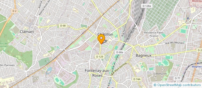 localisation de l'entreprise MADAME CHRIST CAILLERE à CHATILLON