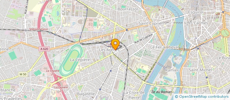 localisation de l'entreprise MADAME CHRISTA BOUCAUD  TOULOUSE