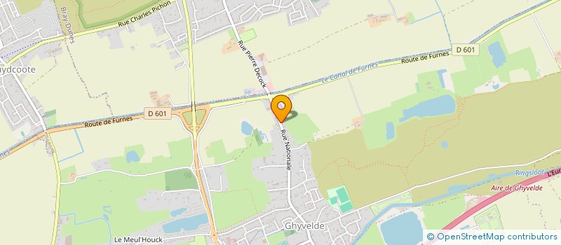 localisation de l'entreprise MADAME CHRISTA DEQUEKER  GHYVELDE