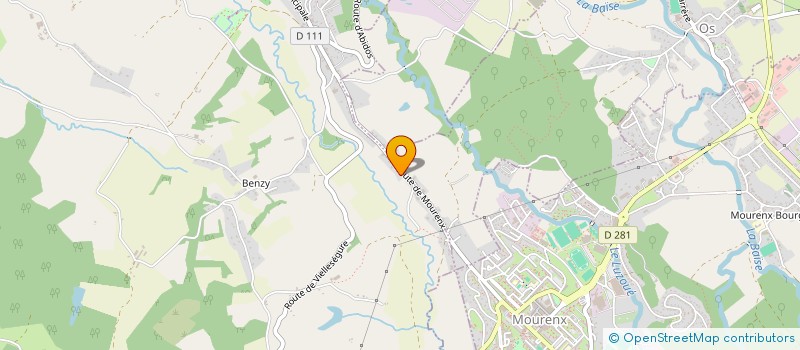 localisation de l'entreprise MADAME CHRISTA GODET  LAHOURCADE