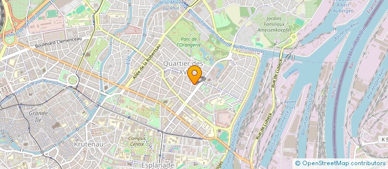 localisation de l'entreprise MADAME CHRISTA HAUSSER à STRASBOURG
