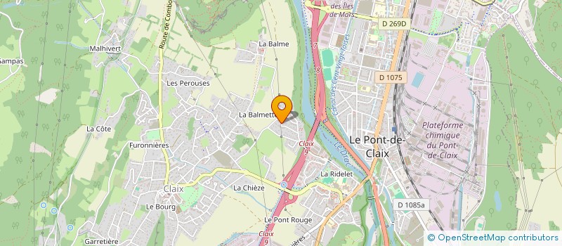 localisation de l'entreprise MADAME CHRISTA NEE  CLAIX