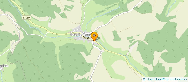 localisation de l'entreprise MADAME CHRISTA ROMANO  BURE-LES-TEMPLIERS