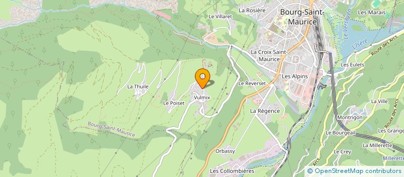 localisation de l'entreprise MADAME CHRISTA THUILLIER  BOURG-SAINT-MAURICE