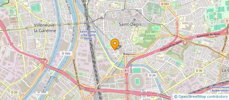 localisation de l'entreprise MADAME CHRISTALINE NKOKO  SAINT-DENIS