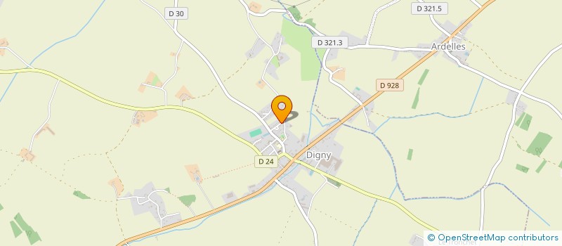 localisation de l'entreprise MADAME CHRISTALINE POMPILUS à DIGNY