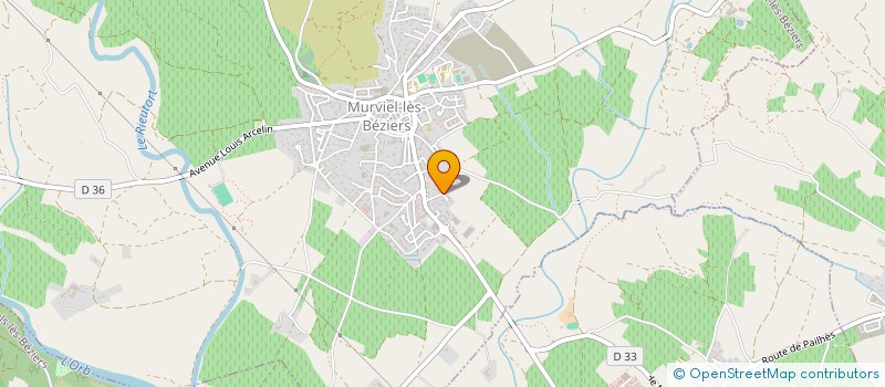 localisation de l'entreprise MADAME CHRISTEL ALCALA  MURVIEL-LES-BEZIERS