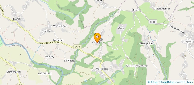 localisation de l'entreprise MADAME CHRISTEL BARANGER  SAINT-SYLVESTRE