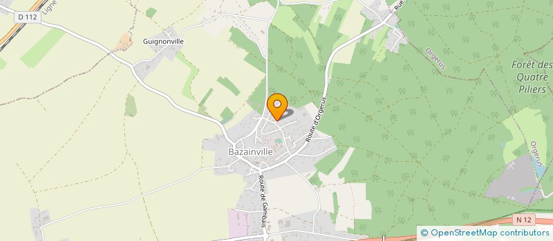 localisation de l'entreprise MADAME CHRISTEL BEAUJARD  BAZAINVILLE