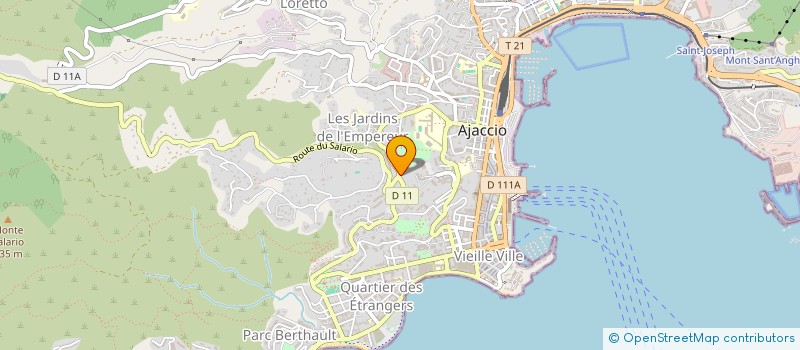 localisation de l'entreprise MADAME CHRISTEL BERNARD  AJACCIO