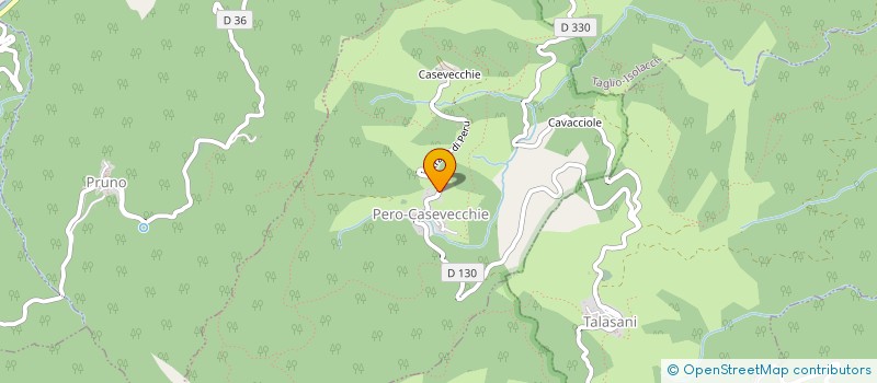 localisation de l'entreprise MADAME CHRISTEL BIAGGI  PERO-CASEVECCHIE