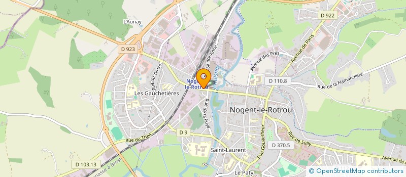 localisation de l'entreprise MADAME CHRISTEL BLANC à NOGENT LE ROTROU