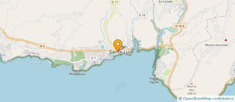 localisation de l'entreprise MADAME CHRISTEL BLERALD  SAINTE-LUCE