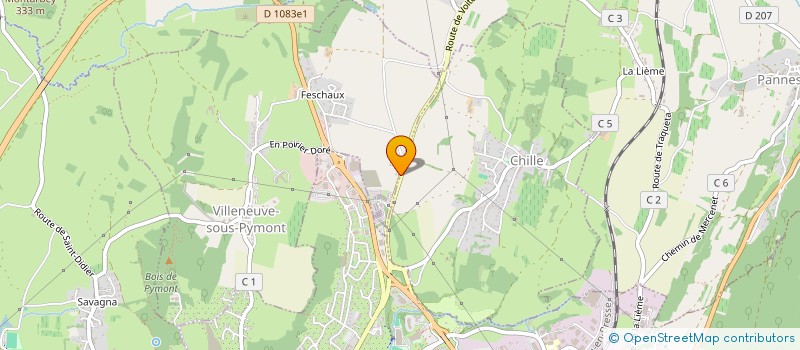 localisation de l'entreprise MADAME CHRISTEL BOISSON  VILLENEUVE-SOUS-PYMONT