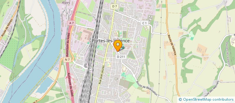 localisation de l'entreprise MADAME CHRISTEL BOISSY  PORTES-LES-VALENCE