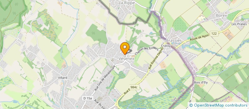 localisation de l'entreprise MADAME CHRISTEL BOLARD  DIVONNE-LES-BAINS