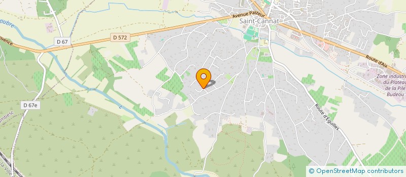 localisation de l'entreprise MADAME CHRISTEL BOMBOLO  SAINT-CANNAT