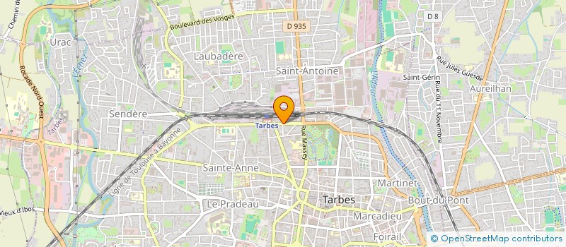 localisation de l'entreprise MADAME CHRISTEL BONAVIAL  TARBES