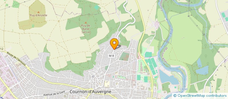 localisation de l'entreprise MADAME CHRISTEL BOSC à COURNON-D'AUVERGNE