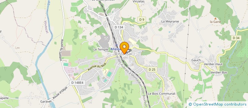 localisation de l'entreprise MADAME CHRISTEL BOSC à ALLASSAC