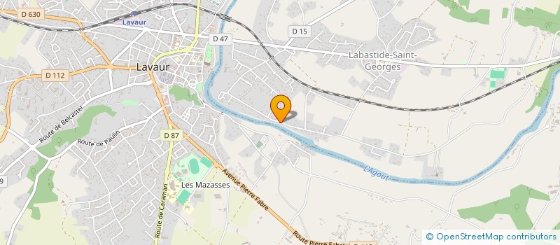localisation de l'entreprise MADAME CHRISTEL BOUDET  LABASTIDE-SAINT-GEORGES
