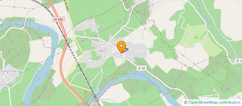 localisation de l'entreprise MADAME CHRISTEL BOUDON  SAINT-CESAIRE-DE-GAUZIGNAN