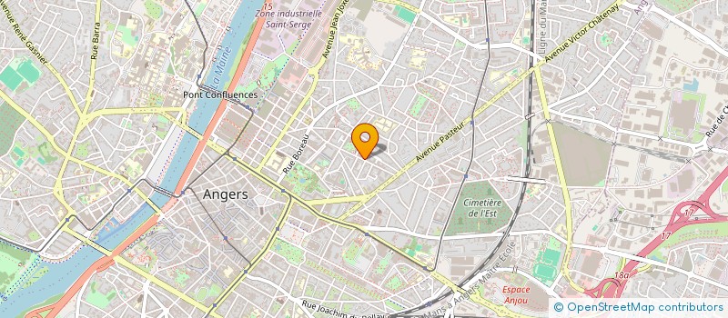 localisation de l'entreprise MADAME CHRISTEL BOURBON à ANGERS