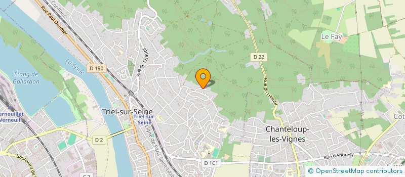 localisation de l'entreprise MADAME CHRISTEL BRION  TRIEL-SUR-SEINE