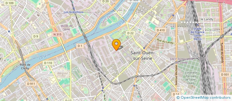 localisation de l'entreprise MADAME CHRISTEL BROUSSOUS à SAINT-OUEN-SUR-SEINE
